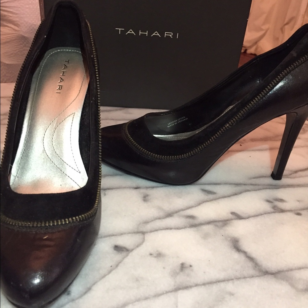 Black heels